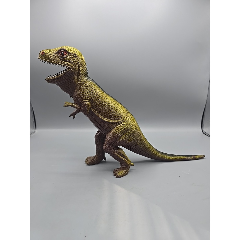 Vintage 1980s Tyrannosaurus Rex T-Rex 11"‎ Dinosaur Figure Toy Hong Kong